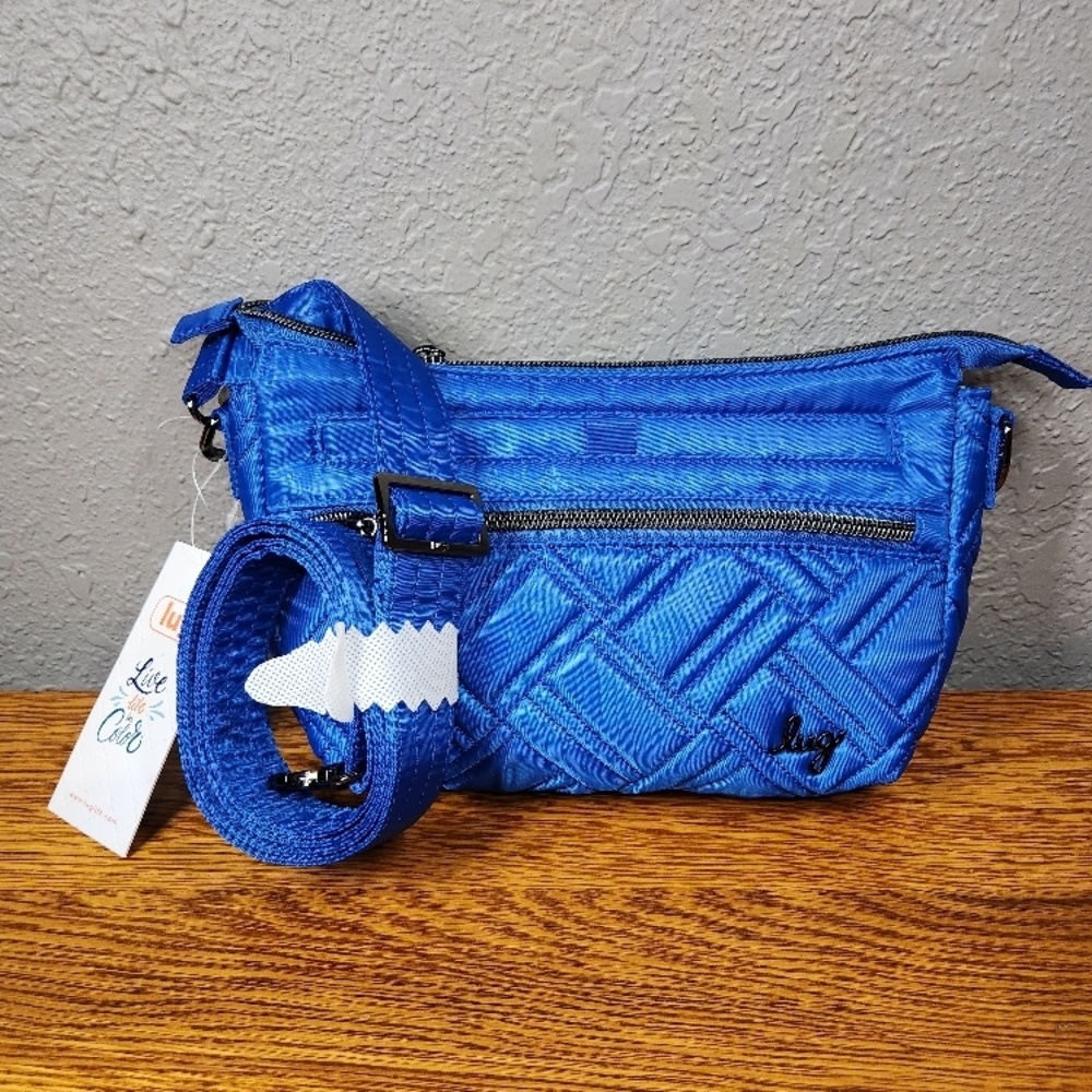 Lug Dash Crossbody Bag Azure Blue